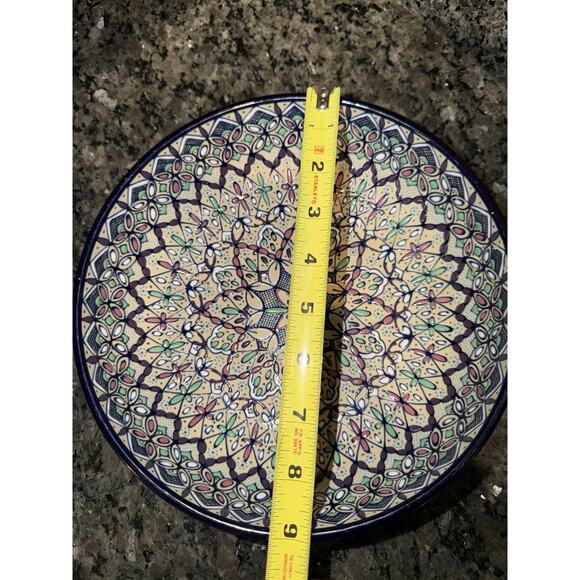 Javier Servin Mexico Talavera Soup Serving Bowl w/ Ladle & Underplate - Picture 6 of 12
